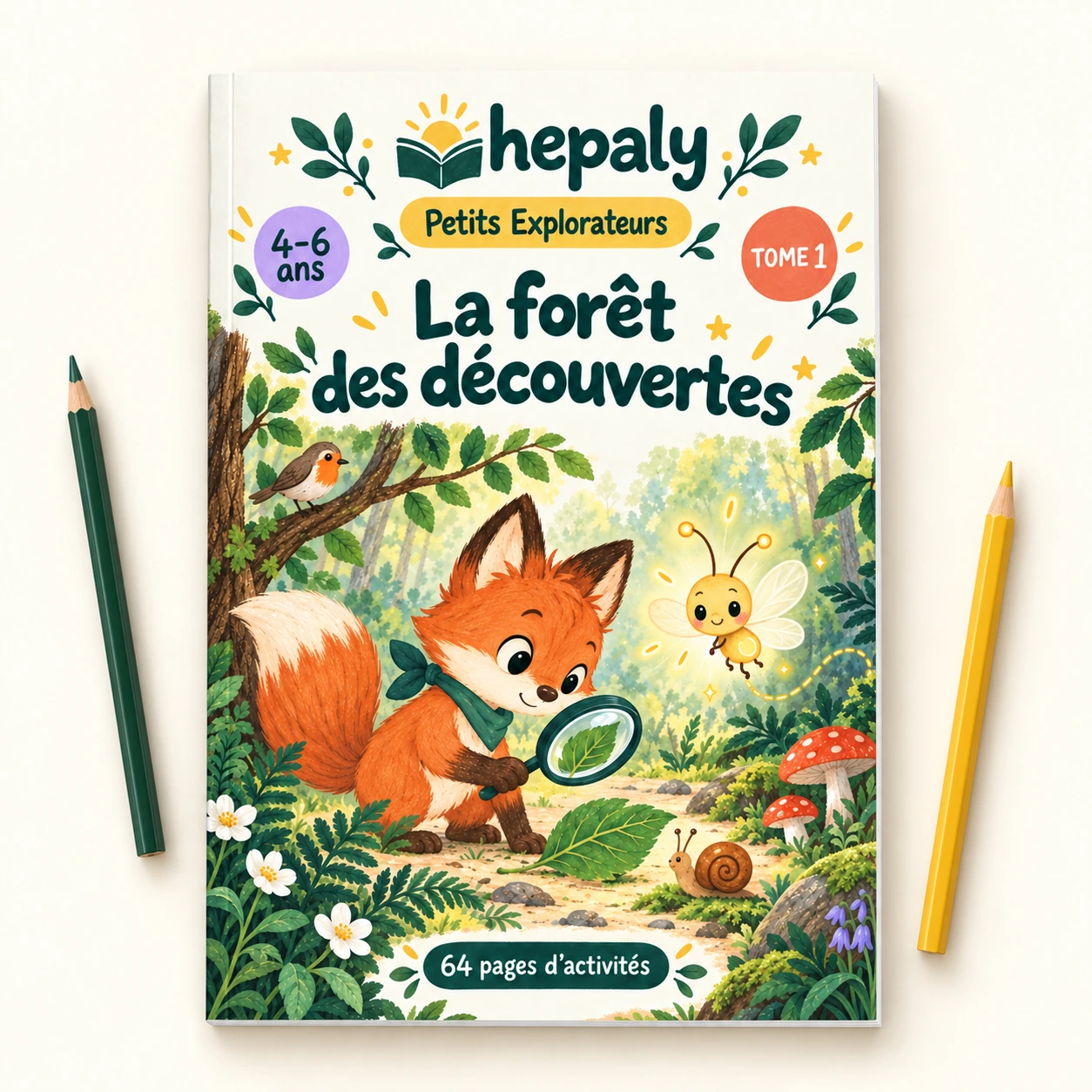 Les Petits Explorateurs : cahier PDF de 64 pages, tome 1
